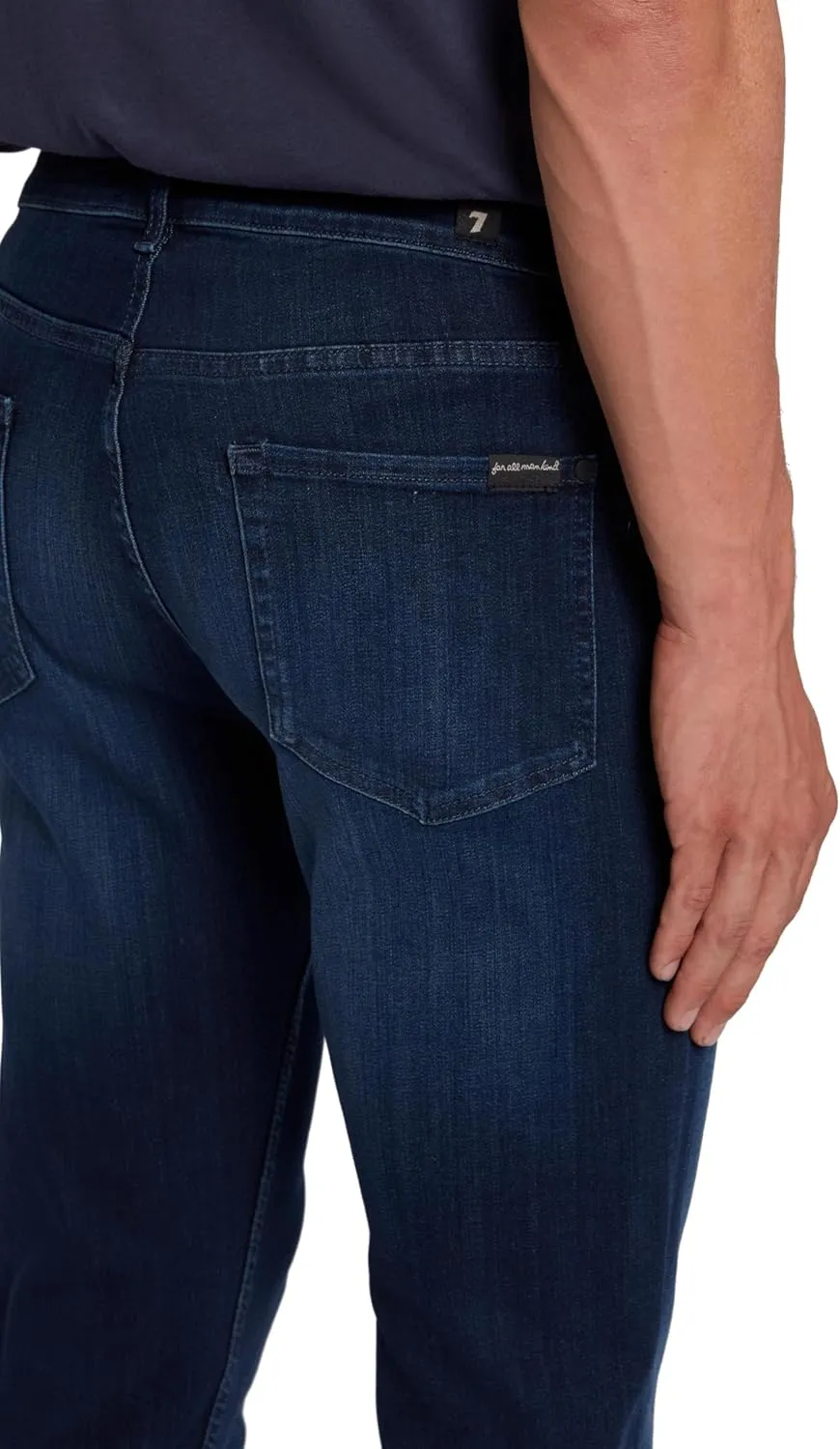 7 For All Mankind Men's Slimmy Tapered Straight Jean