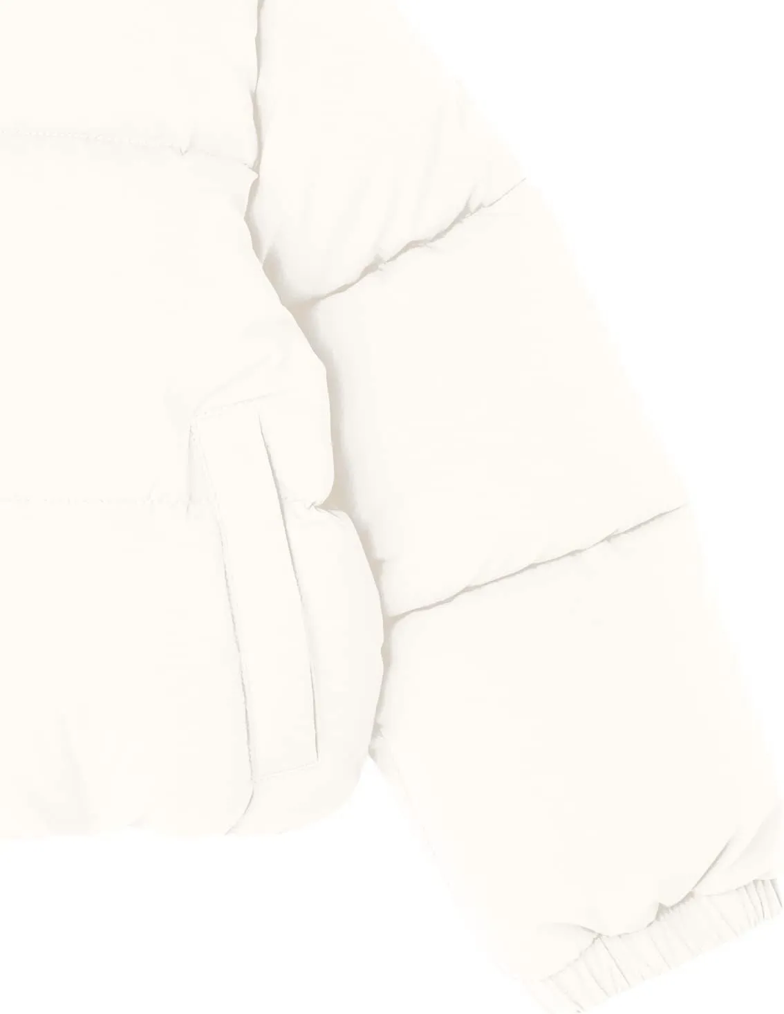 Amazon Essentials Girls and Toddlers' Cropped Full-Zip Puffer Jacket (Quilted Matte or Sherpa Fleece)
