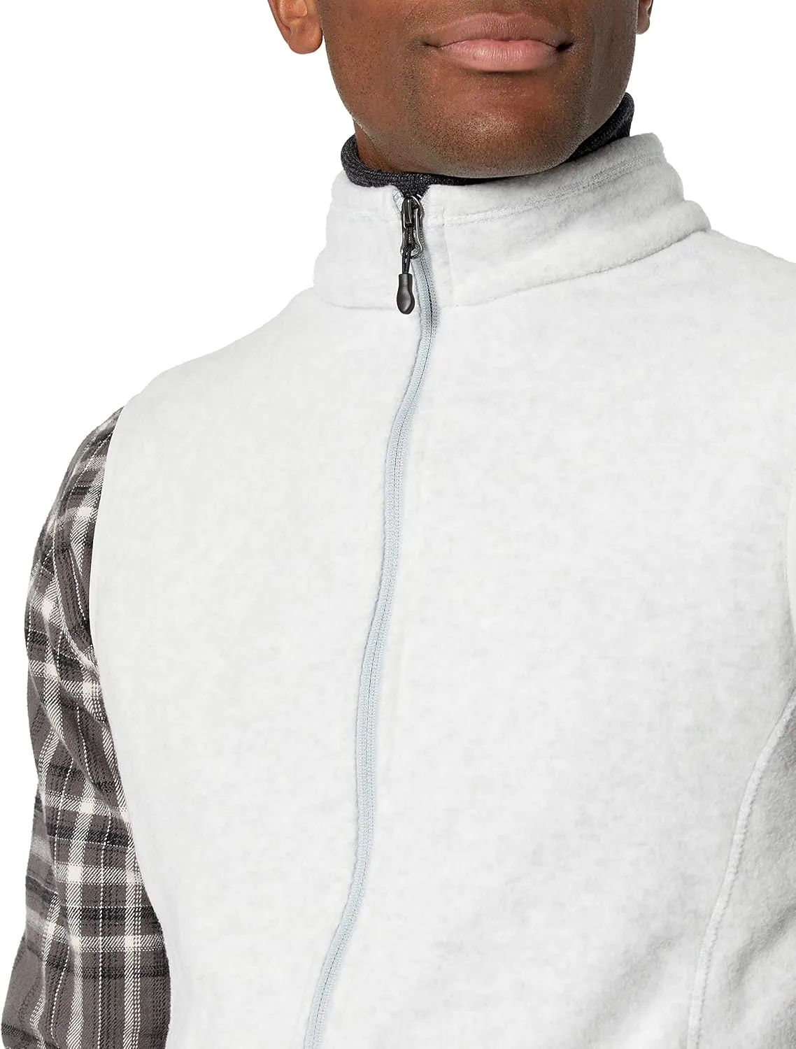 Amazon Essentials Men's Full-Zip Polar Fleece Vest (Available in Big & Tall)