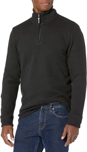 Amazon Essentials Men's Quarter-Zip French Rib Sweater, Casual Wear