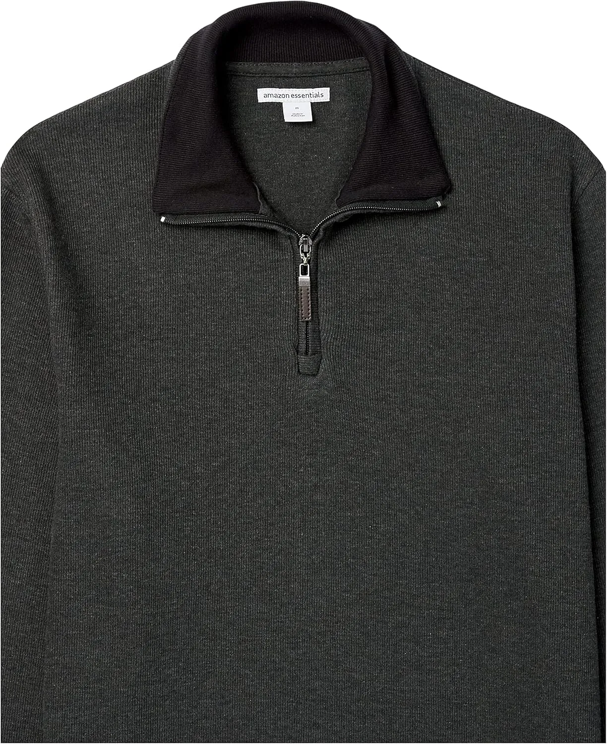 Amazon Essentials Men's Quarter-Zip French Rib Sweater, Casual Wear