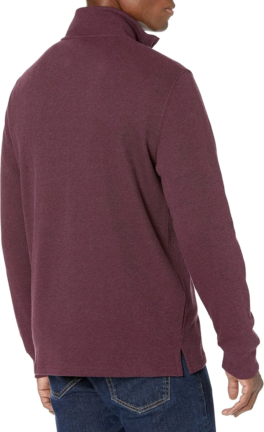 Amazon Essentials Men's Quarter-Zip French Rib Sweater, Casual Wear