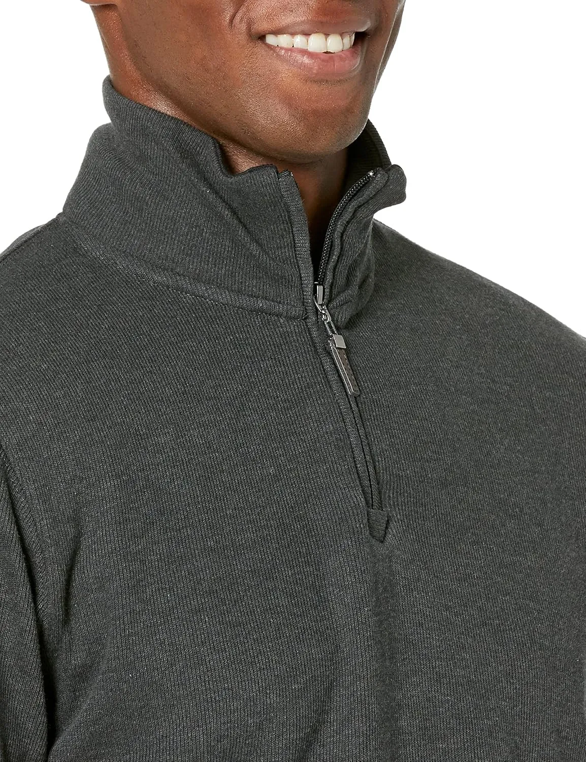 Amazon Essentials Men's Quarter-Zip French Rib Sweater, Casual Wear