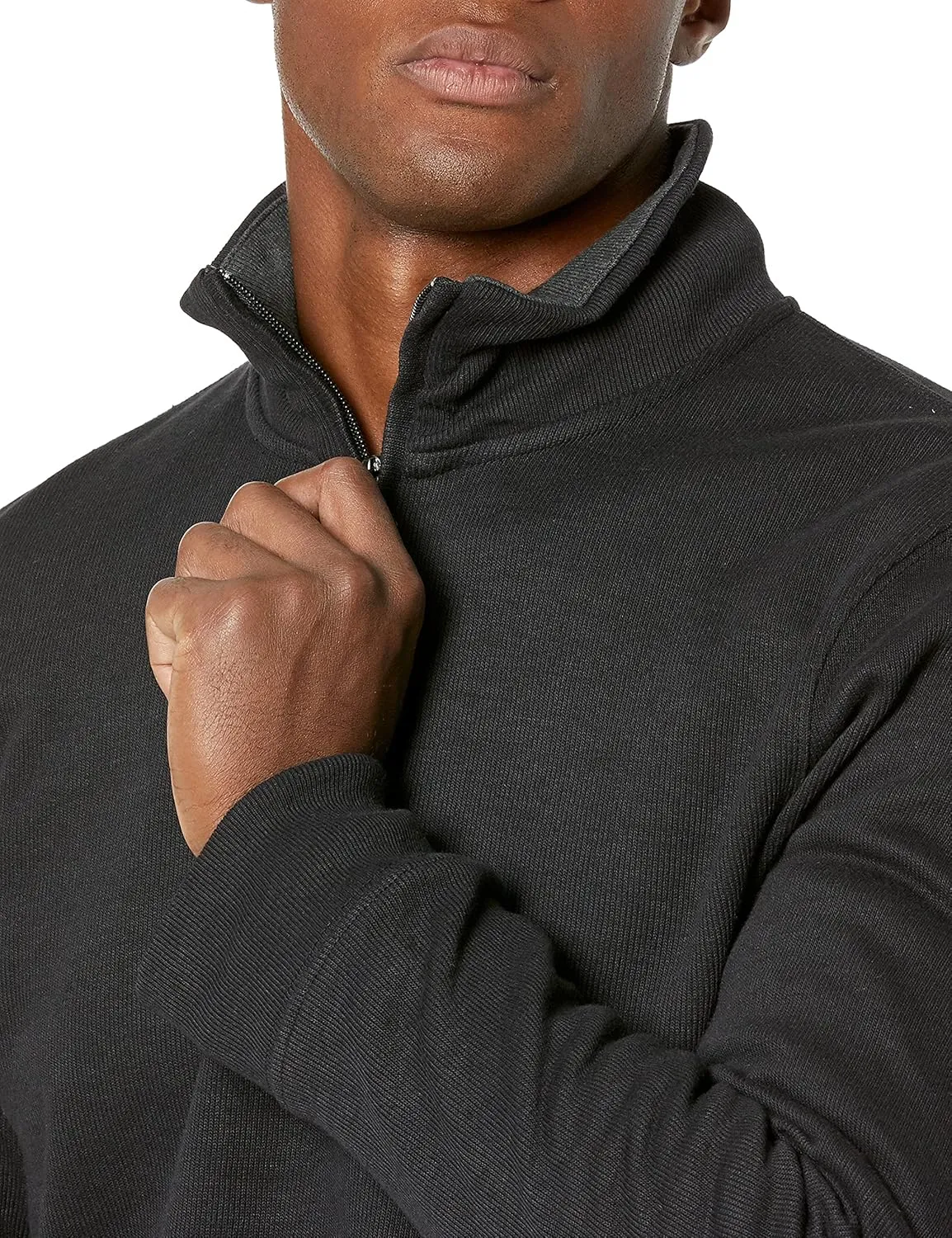 Amazon Essentials Men's Quarter-Zip French Rib Sweater, Casual Wear