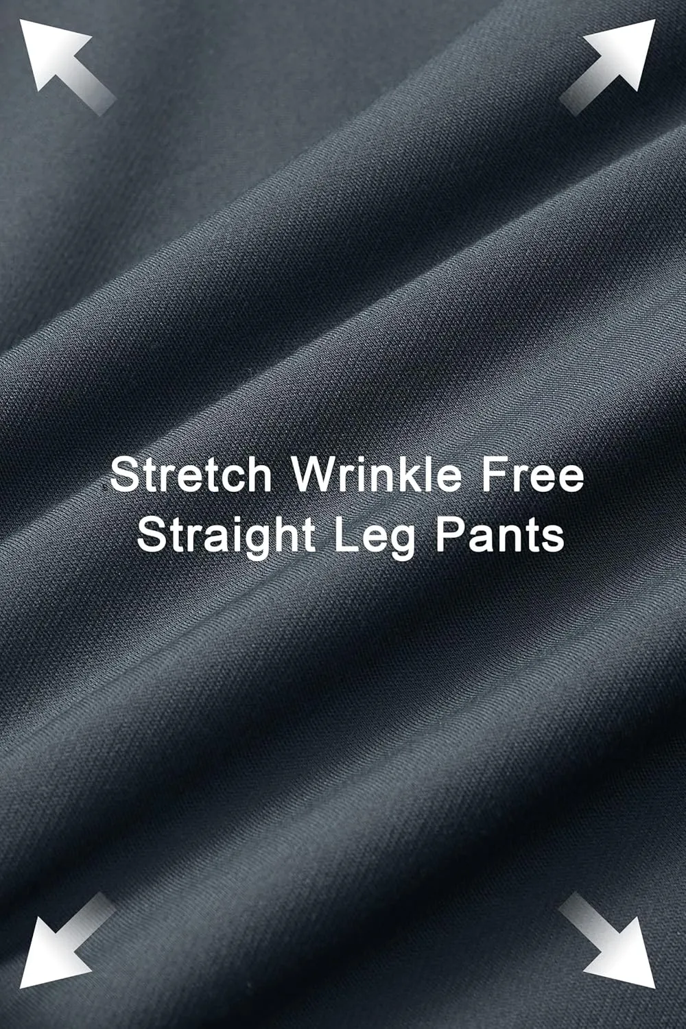 Arach&Cloz 2025 Women's Stretch Wrinkle Free Wide Leg Trousers Casual High Elastic Waisted Loose Palazzo Pants with Pockets
