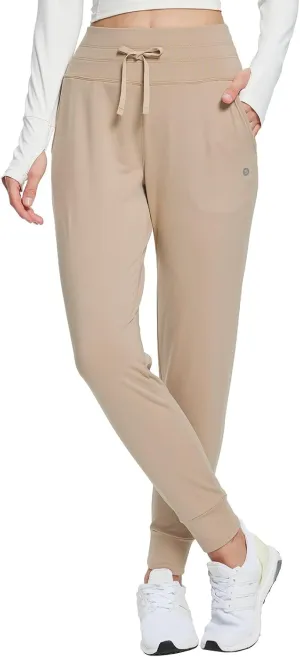 baleaf Women's Fleece Lined Pants Water-Resistant Sweatpants Winter Thermal Ski Hiking Running Joggers