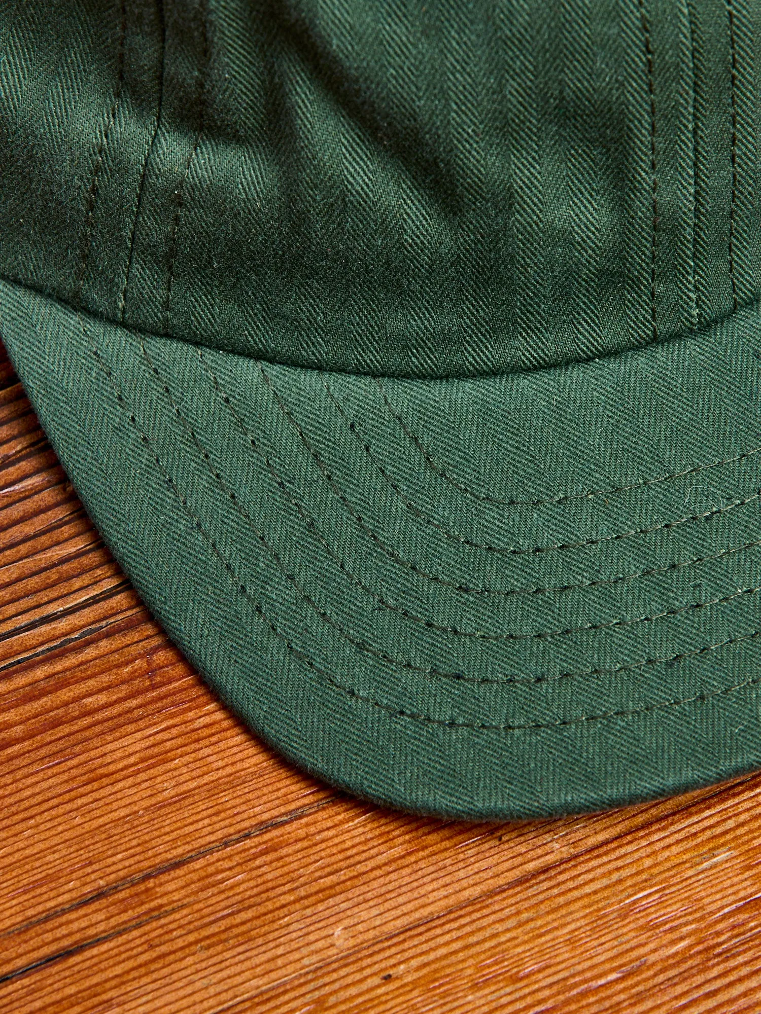 Baseball Hat in Wax Cotton Spruce