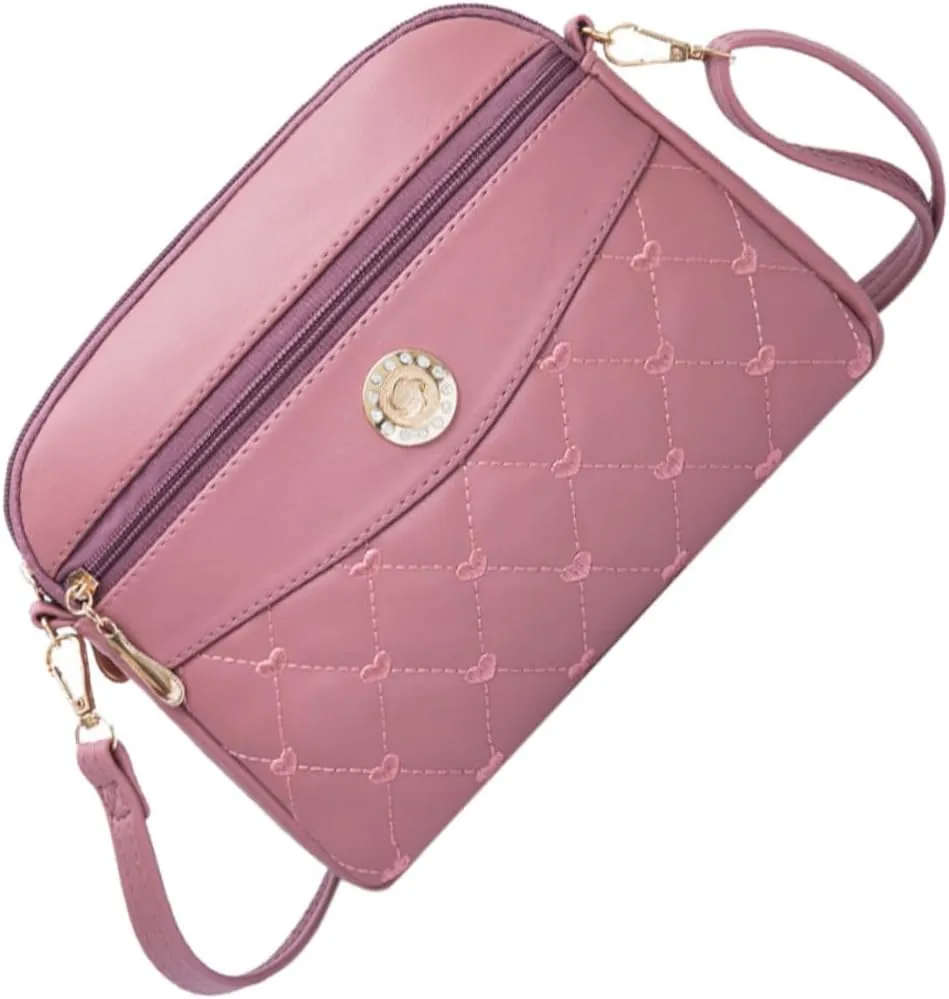 BESPORTBLE 2021 New Fashionable Women Bag Large Capacity Bucket Bag for Travel One-shoulder Embroidery Heart Design