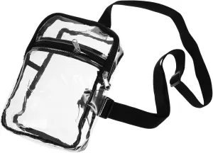 BESPORTBLE Crossbody Bag with Pvc Fashionable Casual Fannypack Hip Pack Casual Shoulder Bag Large Capacity