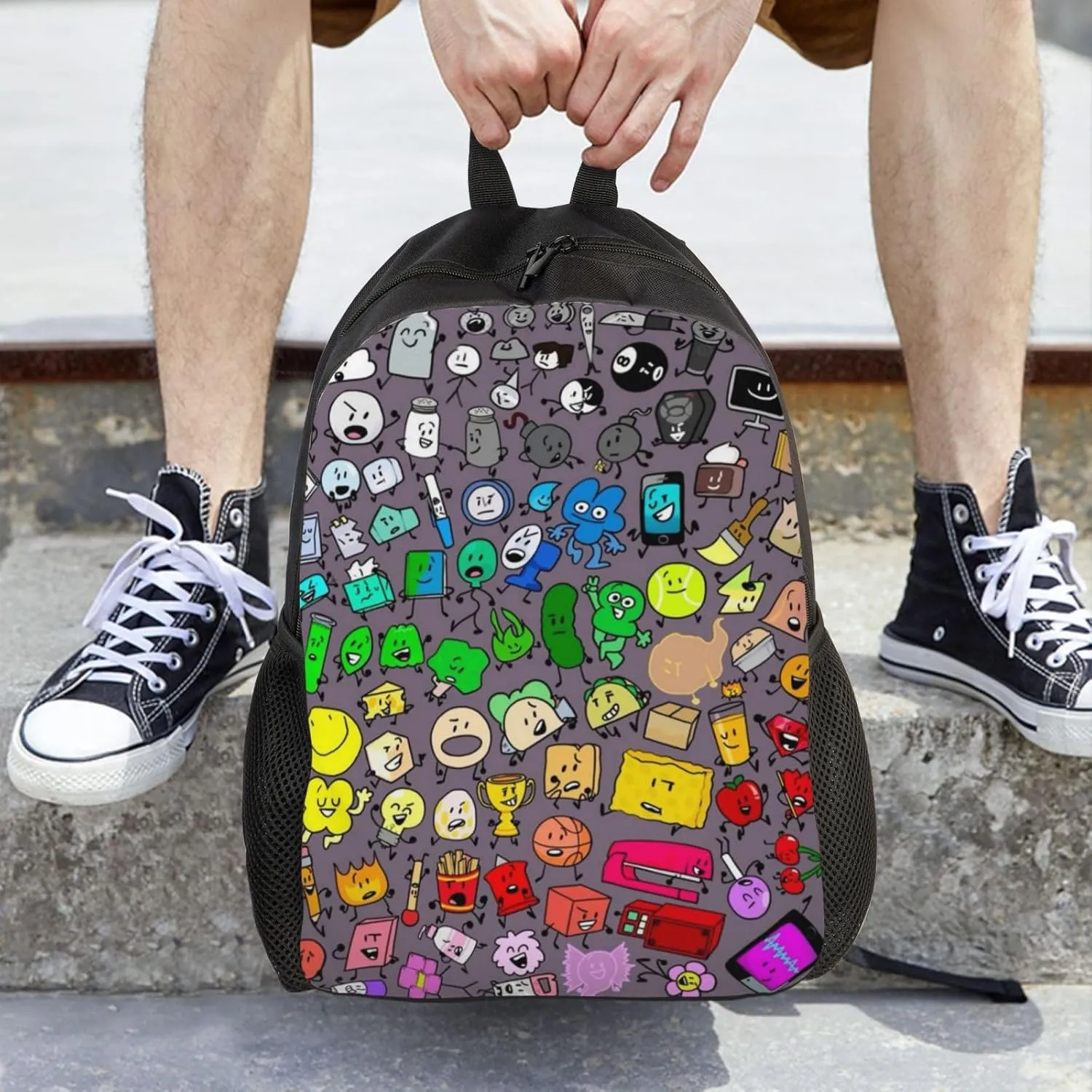 Bfdi-Battle For Dream Island Backpack, Fashionable Casual Travel Bag, Multifunctional Backpack