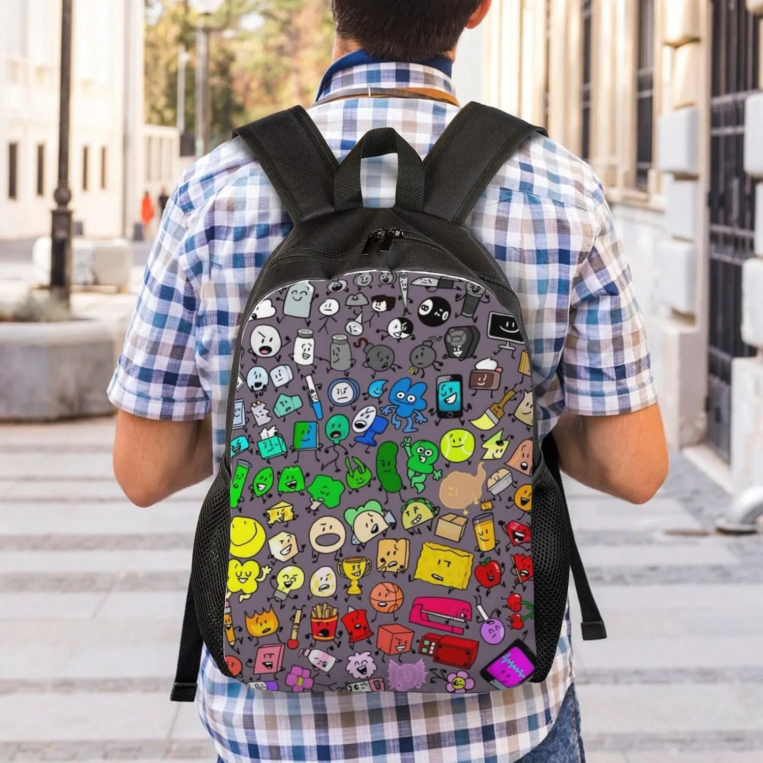 Bfdi-Battle For Dream Island Backpack, Fashionable Casual Travel Bag, Multifunctional Backpack