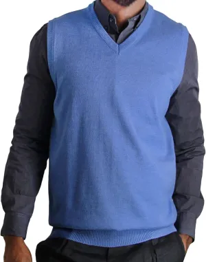 Blue Ocean Big and Tall Casual Heather Sweater Vest