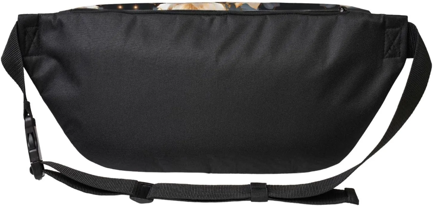 Bohemian Golden Lotus Unisex Fanny Pack  Ideal for Travel, Running, Hiking, Walking, Workout, Fashionable & Large Capacity