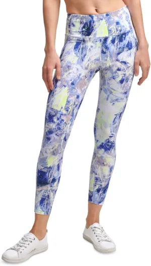 Calvin Klein Performance Printed High-Waist 7/8 Length Leggings (X-Small)