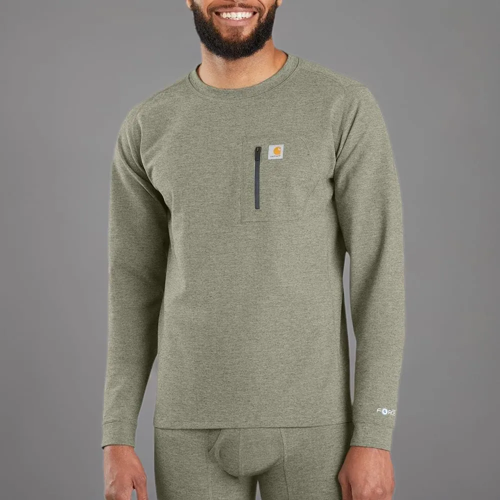 Carhartt Men's Force Heavyweight Thermal Base Layer Long Sleeve Pocket Shirt