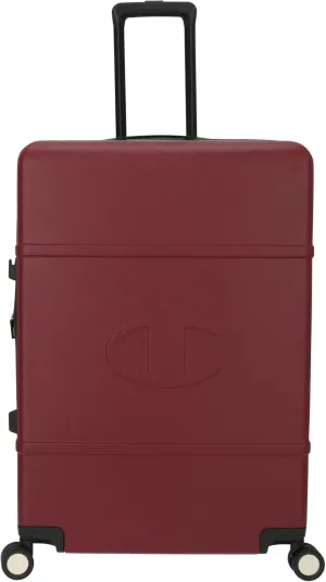 Champion 21 Hardshell Suitcase with Cup Holder & 8 Spinner Wheels - Expandable Carry-On & Checked Luggage - Durable ABS Material - Travel Bags for Men & Women - With TSA Lock -Tawny