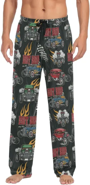 Christmas Snowflakes Gnome Pajama Pants Winter Light Men's Pajama Bottoms Lounge Sleepwear PJs Sleep Pants S