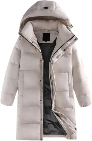 Couple Down Jacket White Duck Down Thick Jacket Men's Fashion Hooded Down Jacket Plus Size