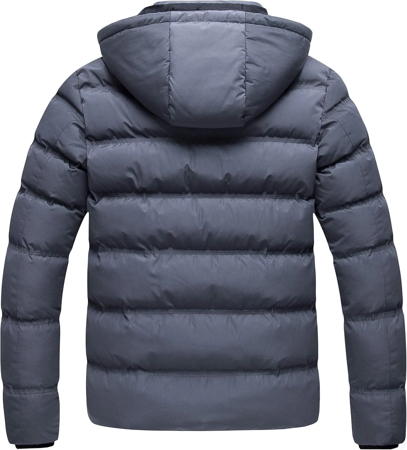 CREATMO US Men's Puffer Jacket Waterproof Winter Parka jacket Warm Thicken Ski Coat