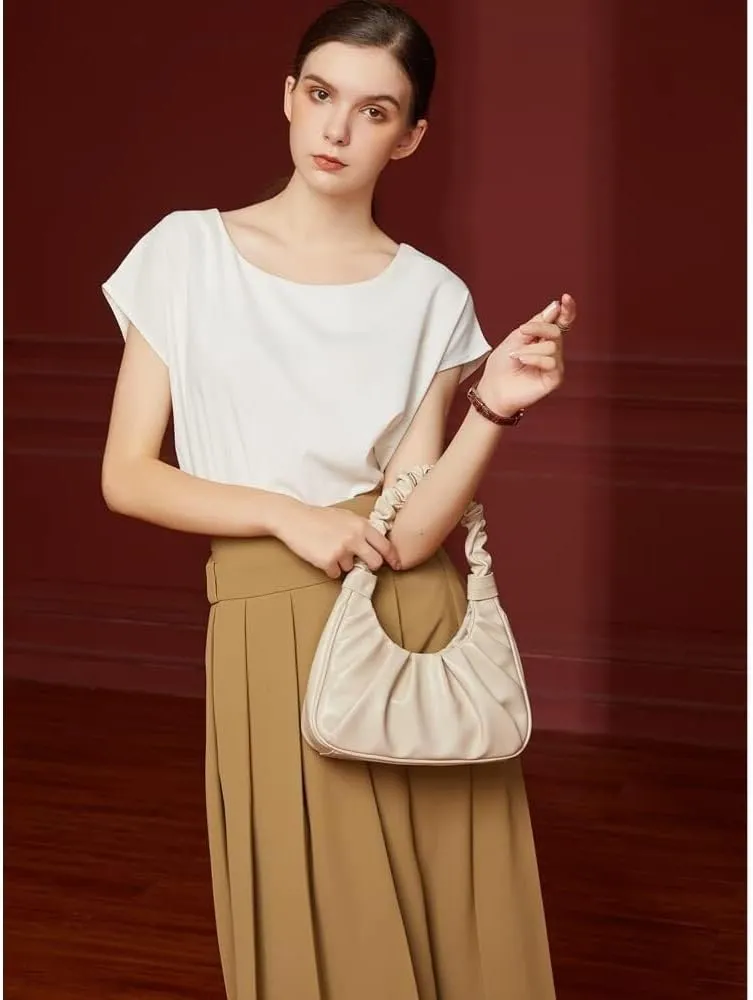 Crossbody Bags for Women Mini Clutch With Zipper Fashionable Cute Hobo Tote Handbag Shoulder Bag