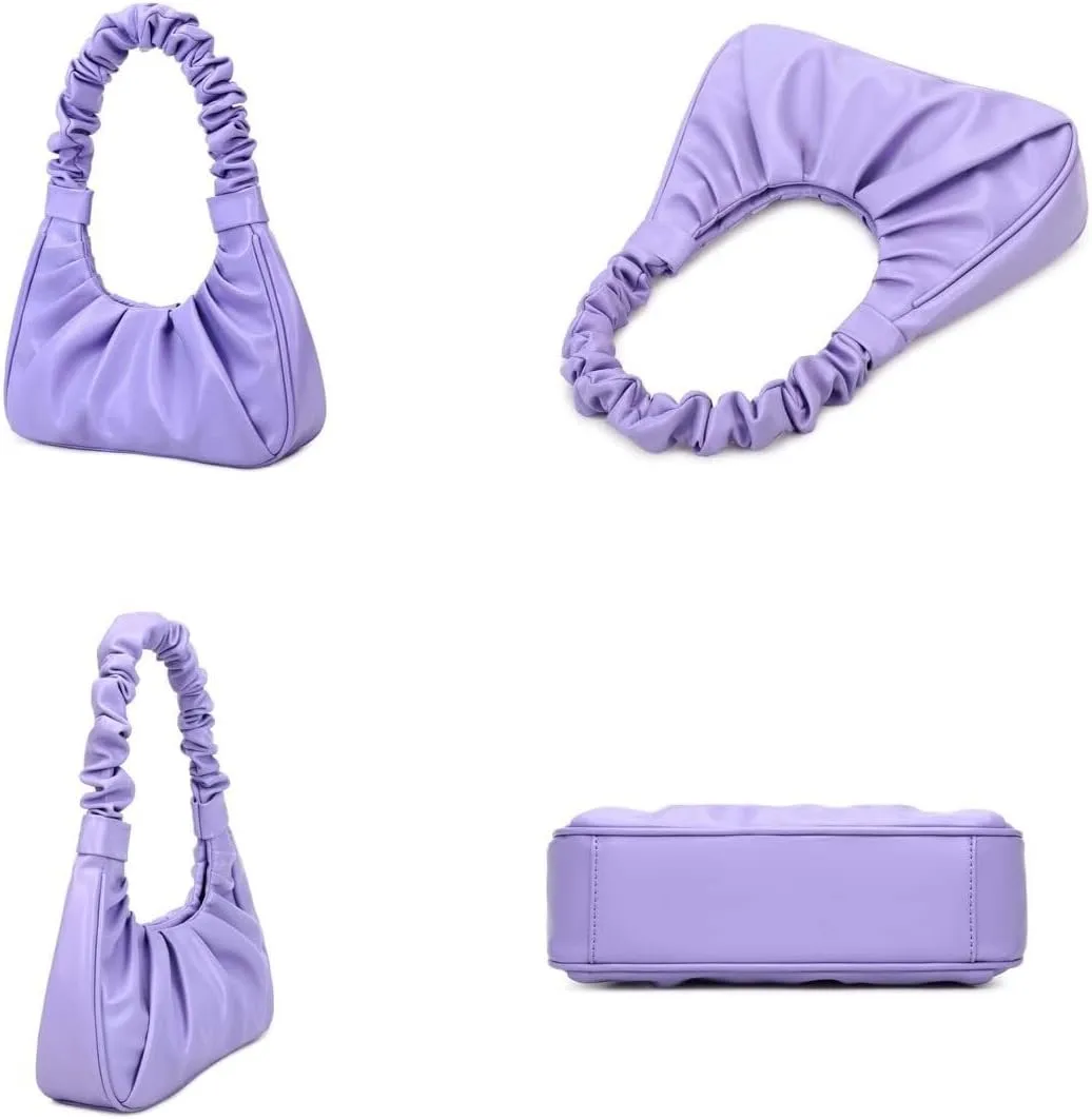 Crossbody Bags for Women Mini Clutch With Zipper Fashionable Cute Hobo Tote Handbag Shoulder Bag