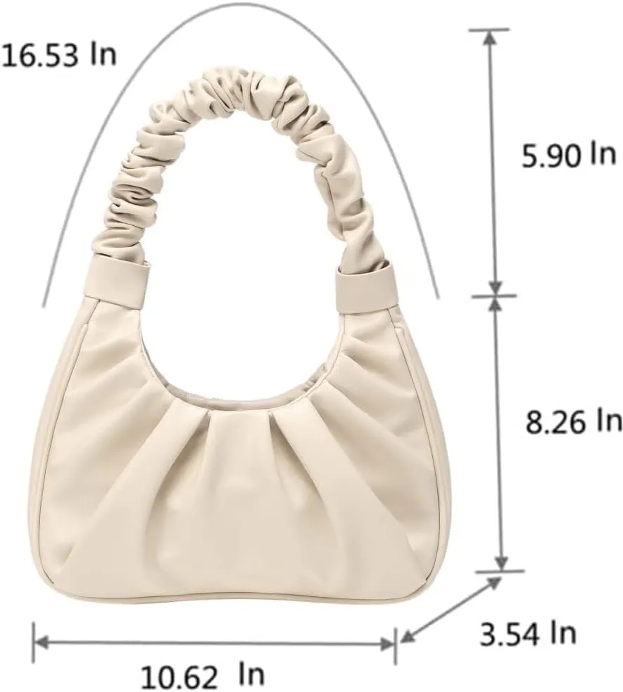 Crossbody Bags for Women Mini Clutch With Zipper Fashionable Cute Hobo Tote Handbag Shoulder Bag