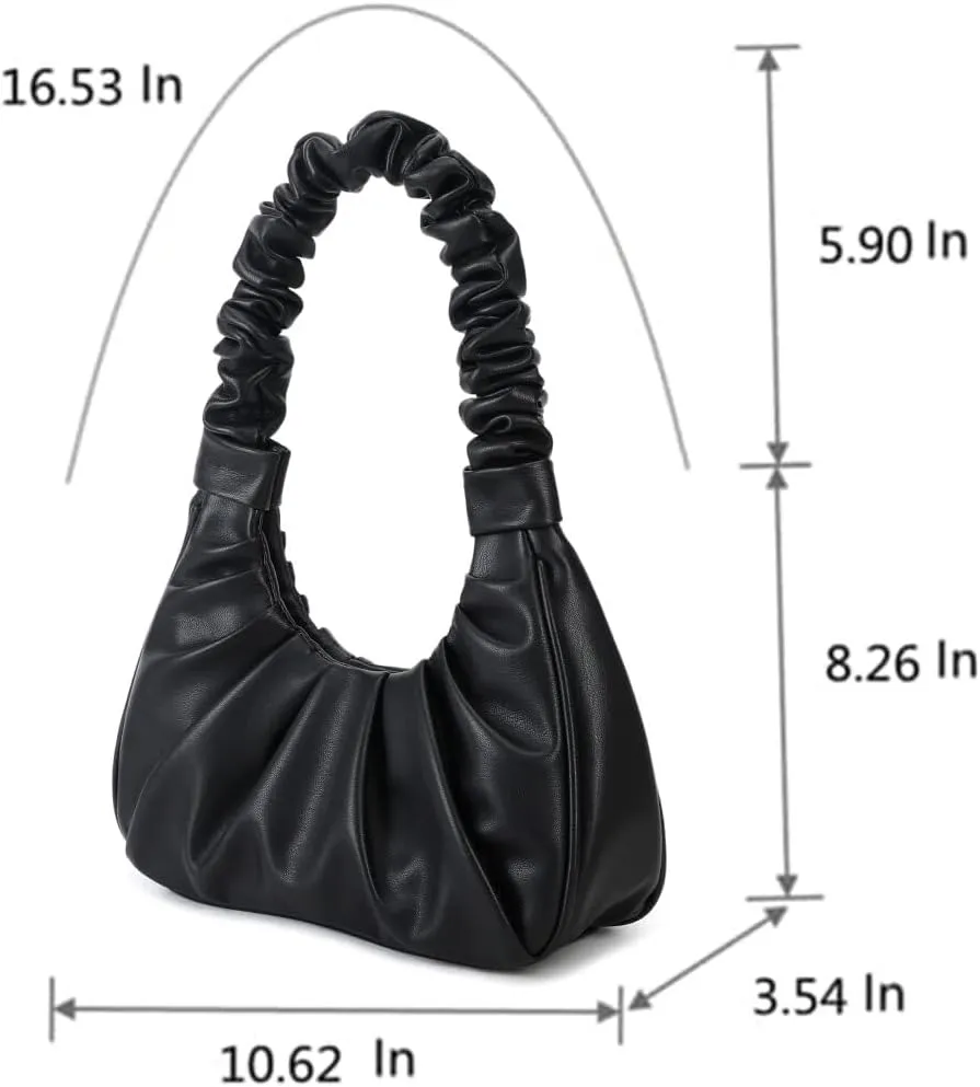 Crossbody Bags for Women Mini Clutch With Zipper Fashionable Cute Hobo Tote Handbag Shoulder Bag