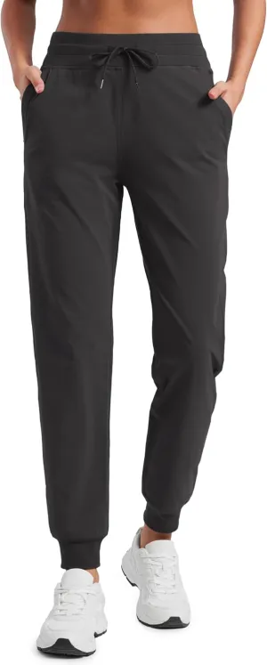 CRZ YOGA Casual Workout Jogger for Women 28.5" - Tapered Lightweight Stretch Athletic Outdoor Pants with Pockets