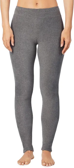 Cuddl Duds Fleecewear with Stretch Leggings for Women - Thermal Fleece Lined Base Layer Tights - Cold Weather Winter Clothes