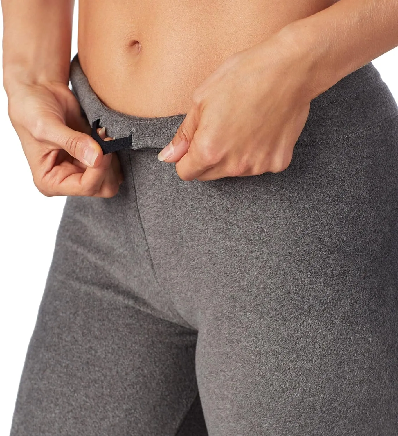 Cuddl Duds Fleecewear with Stretch Leggings for Women - Thermal Fleece Lined Base Layer Tights - Cold Weather Winter Clothes