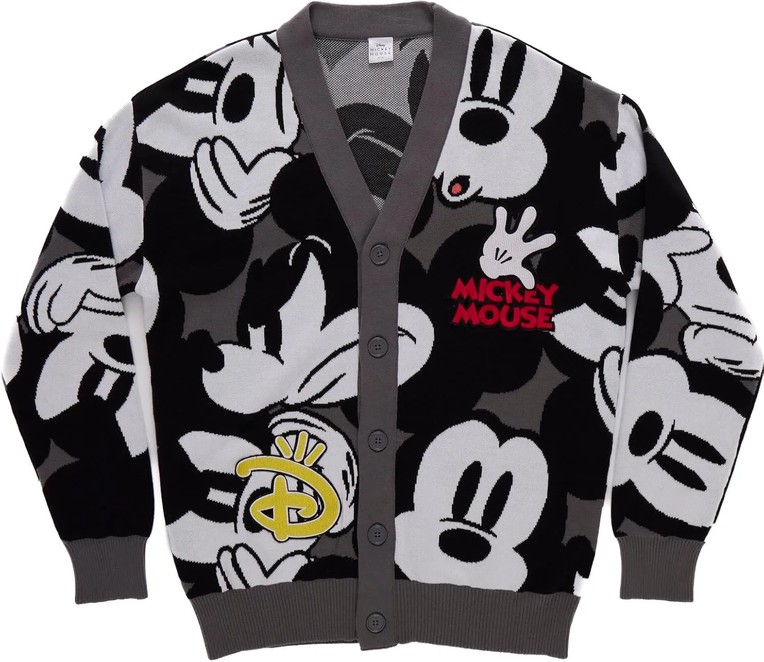Disney Mickey Mouse Minnie Mouse Adult Oversized Cardigan Sweater Sizes X-Small - 2XL