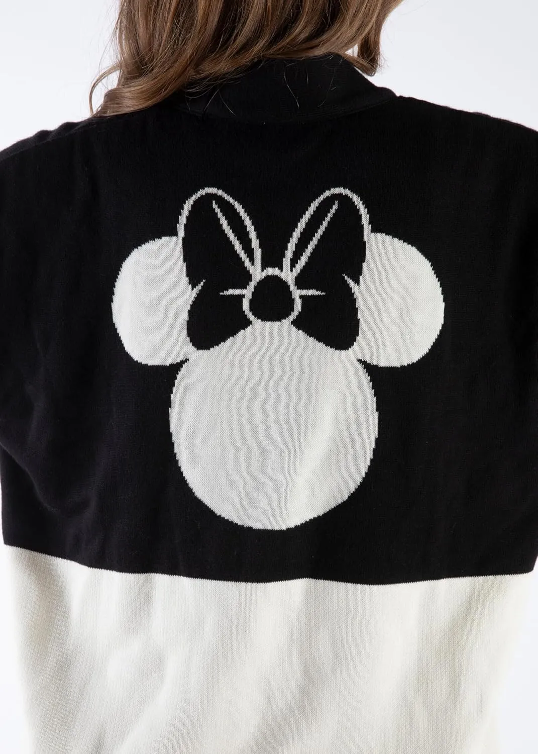 Disney Mickey Mouse Minnie Mouse Adult Oversized Cardigan Sweater Sizes X-Small - 2XL