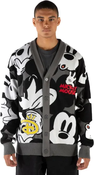 Disney Mickey Mouse Minnie Mouse Adult Oversized Cardigan Sweater Sizes X-Small - 2XL