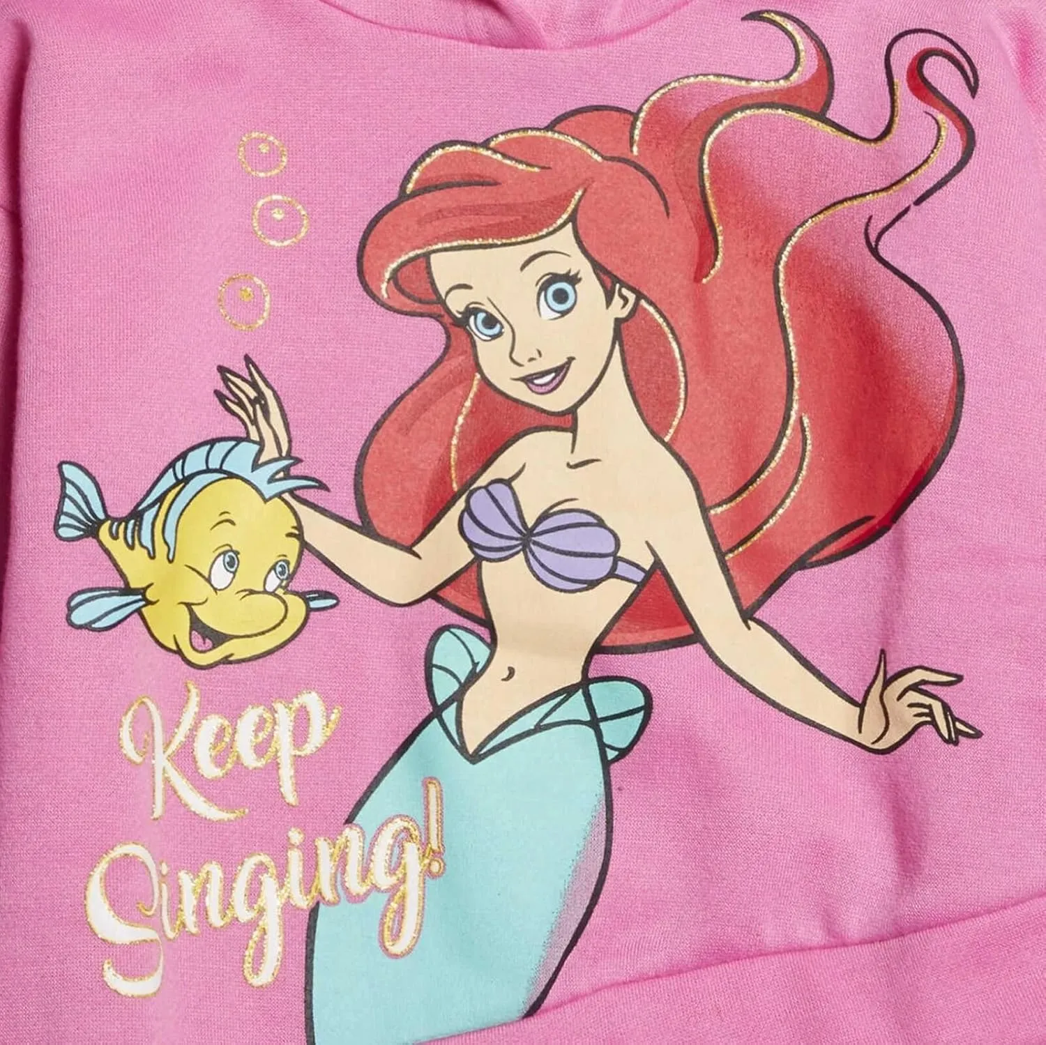 Disney Princess Mulan Rapunzel Jasmine Ariel Belle Cinderella Tiana Tinker Girls Pullover Hoodie Legging Toddler to Big Kid