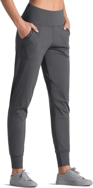 Dragon Fit Joggers for Women with Pockets,High Waist Workout Yoga Tapered Sweatpants Women's Lounge Pants