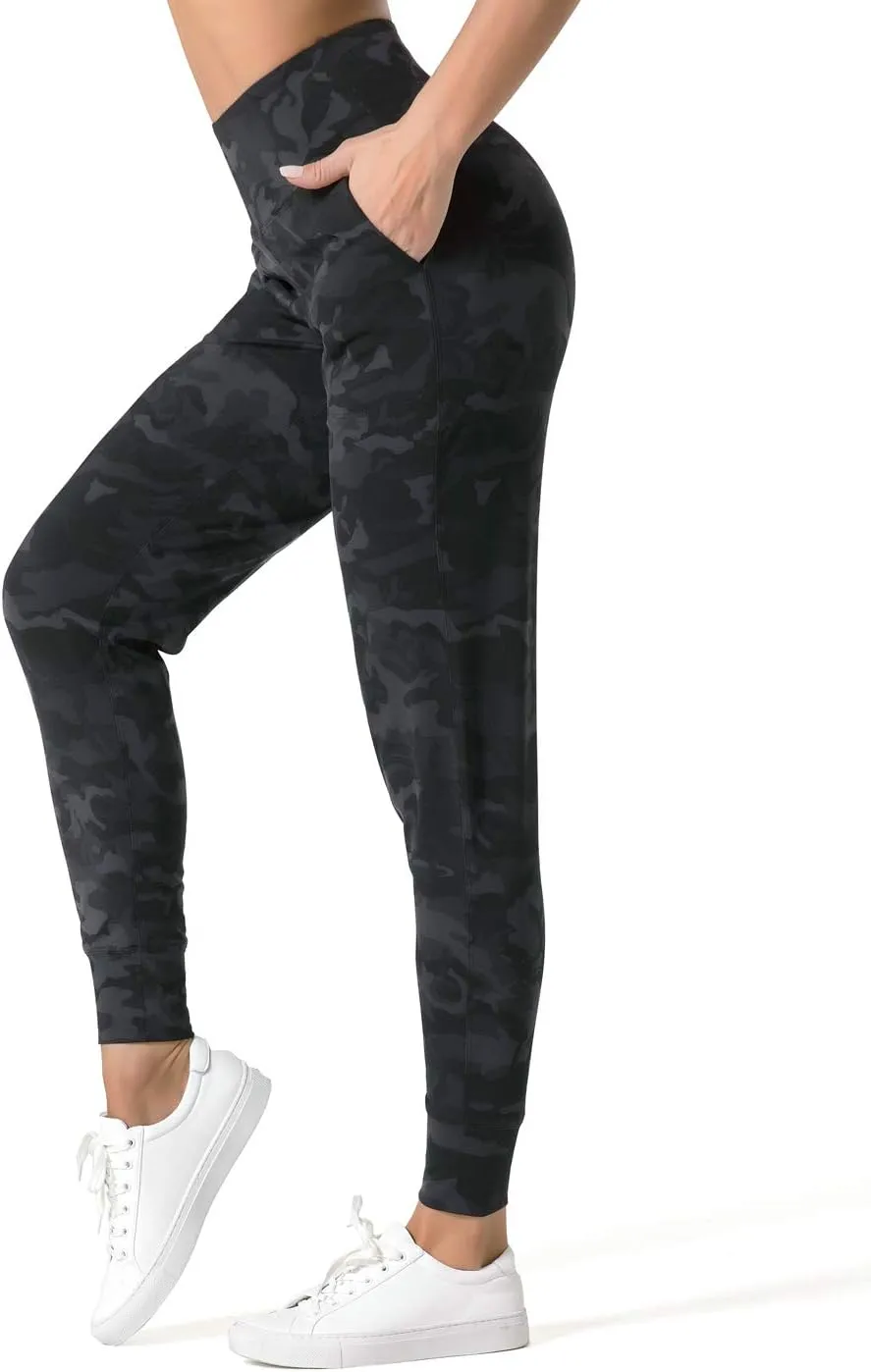 Dragon Fit Joggers for Women with Pockets,High Waist Workout Yoga Tapered Sweatpants Women's Lounge Pants