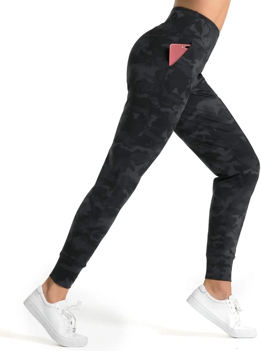 Dragon Fit Joggers for Women with Pockets,High Waist Workout Yoga Tapered Sweatpants Women's Lounge Pants