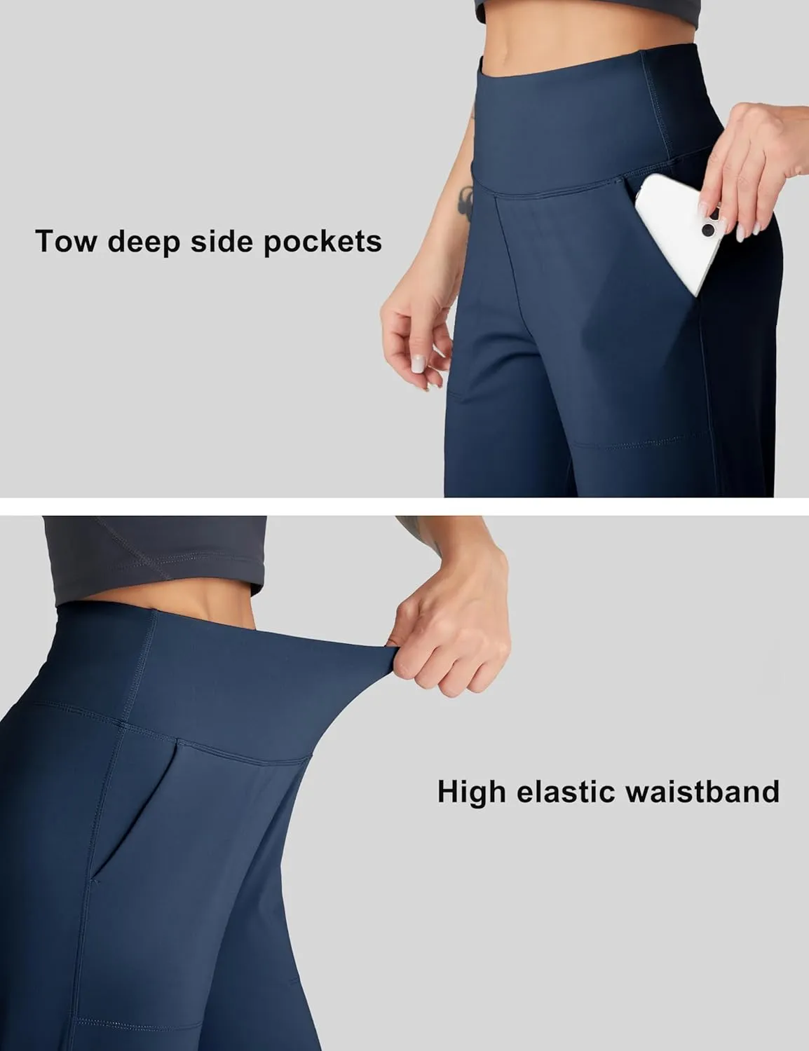 Dragon Fit Joggers for Women with Pockets,High Waist Workout Yoga Tapered Sweatpants Women's Lounge Pants