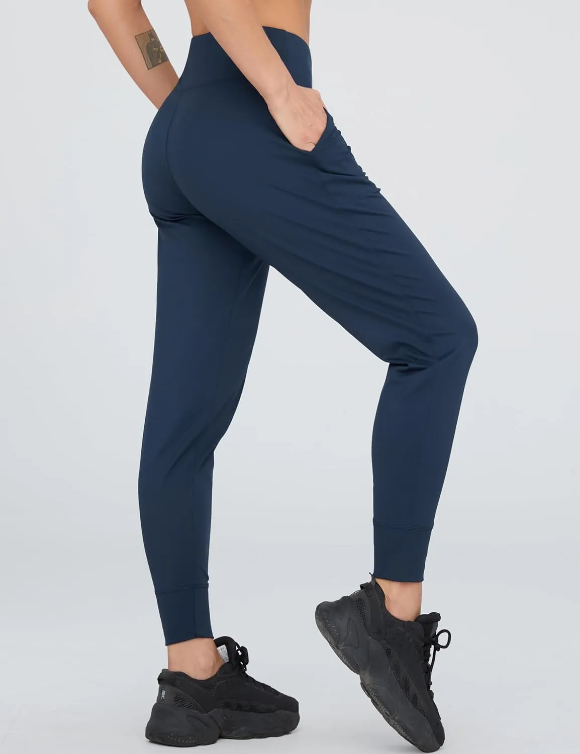 Dragon Fit Joggers for Women with Pockets,High Waist Workout Yoga Tapered Sweatpants Women's Lounge Pants