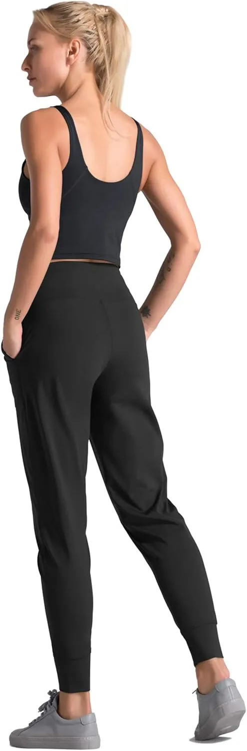 Dragon Fit Joggers for Women with Pockets,High Waist Workout Yoga Tapered Sweatpants Women's Lounge Pants