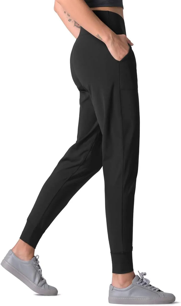 Dragon Fit Joggers for Women with Pockets,High Waist Workout Yoga Tapered Sweatpants Women's Lounge Pants