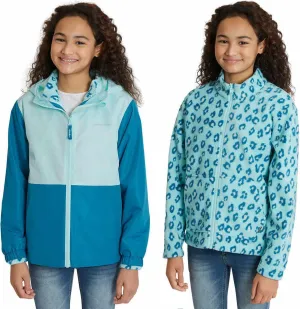 Eddie Bauer Kids Lightweight Lone Peak 3 in 1 Hooded Jacket (as1, alpha, s, regular, Paradise Blue)