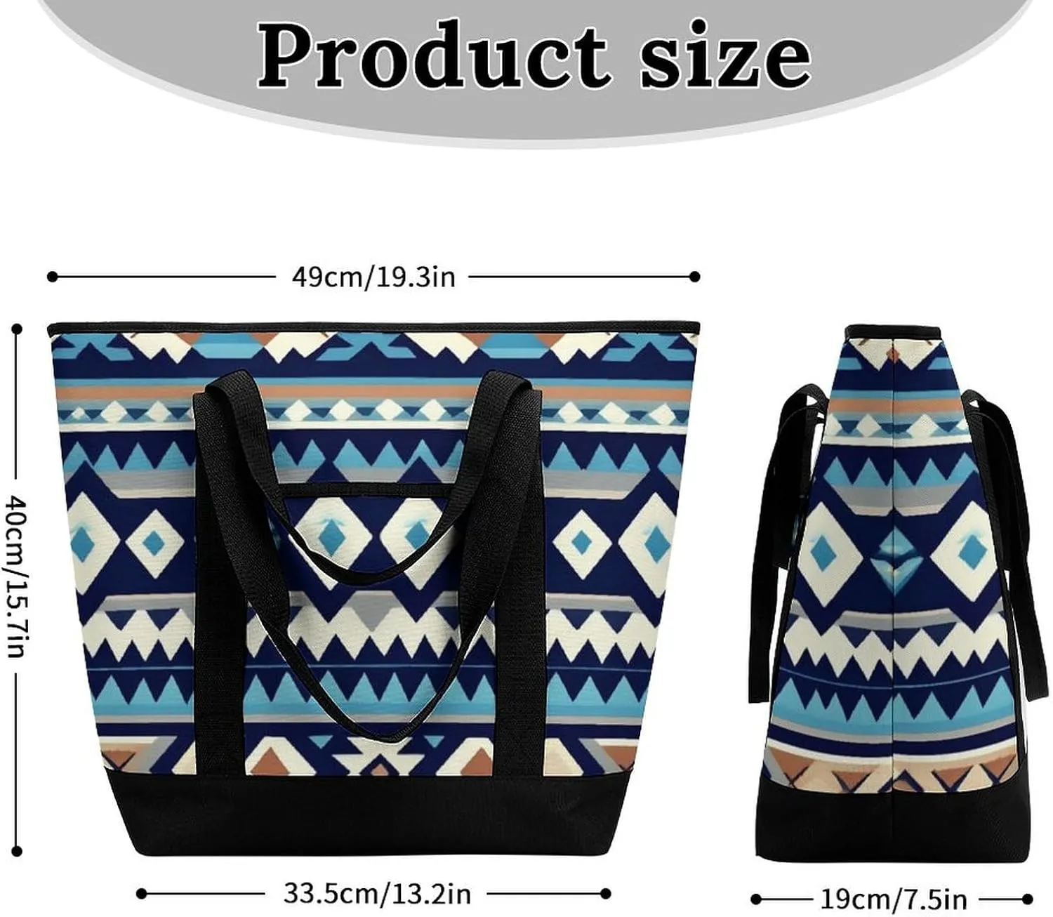 Fashionable Large Thermal Tote Bag Insulated Work/Commute Bag For Women & Men
