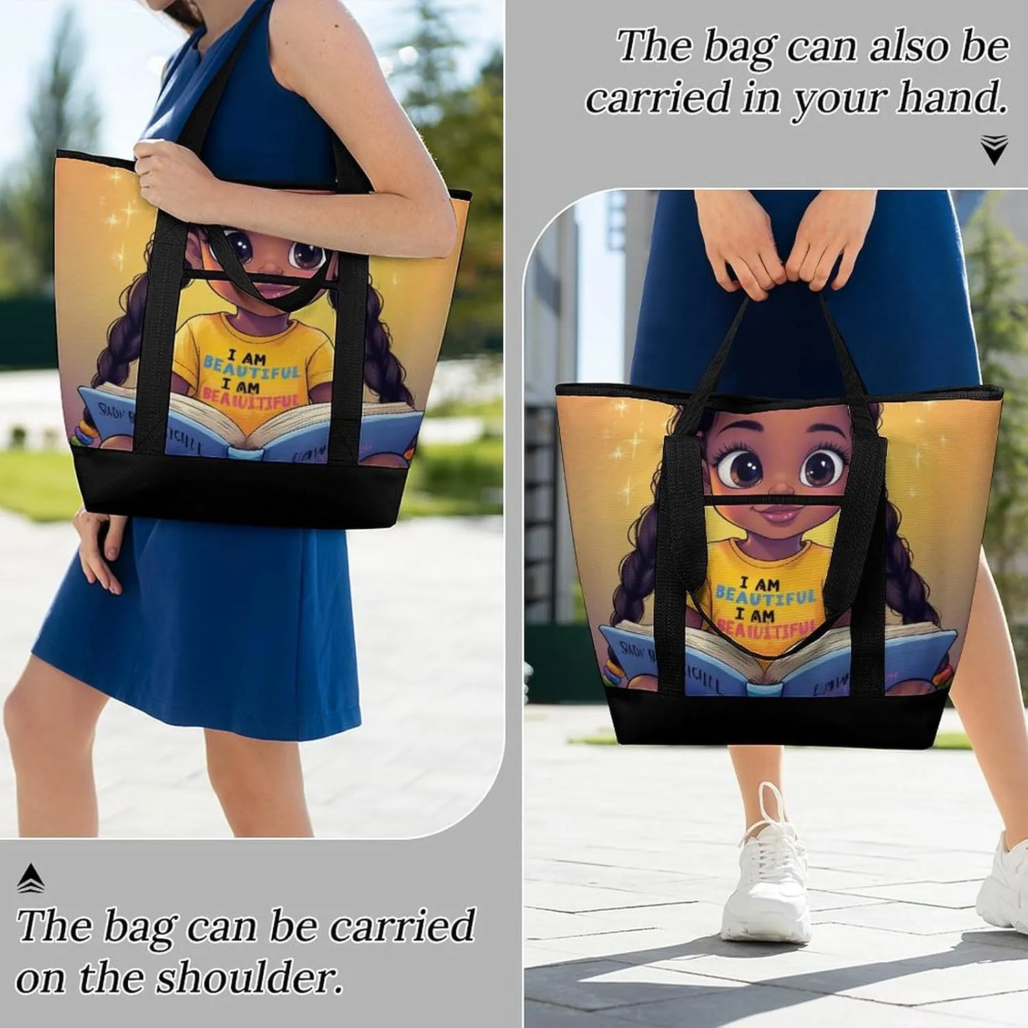 Fashionable Large Thermal Tote Bag Insulated Work/Commute Bag For Women & Men