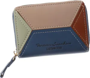 Fashionable Multi-card Slot Bag for Women Small Card Wallet Zipper Design Id Holder Portable Storage Case
