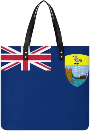 Fashionable Papua New Guinea Flag Women's Leather Hobo Tote Bag Large Capacity for Daily Essentials