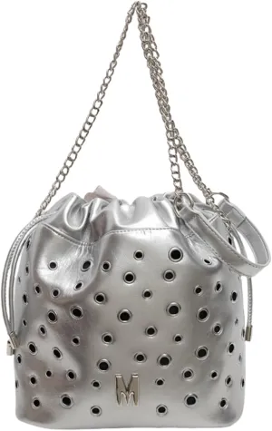 Fashionable Studded Crossbody Bag with Chain Strap,Shoulder & Bucket Bag for Women, PU Material,Gift Choice