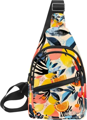 Fashionable template for design 1 Sling Backpack Crossbody Bag Convertible, Small Diaper Bag Hiking Daypacks