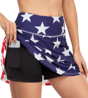 Fulbelle Tennis Skirts for Women with Pockets High Waisted Athletic Golf Skorts Skirts