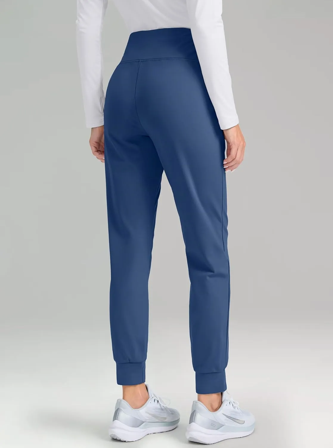 G Gradual Women's Fleece Lined Joggers High Waisted Water Resistant Thermal Hiking Pants Cold Weather Sweatpants with Pockets